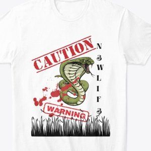 Caution Snakes in Grass Tee..